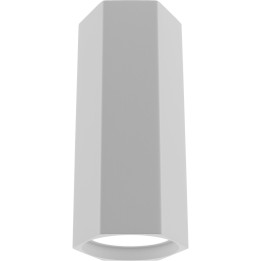 Sechseckiger Deckenspot aus Eichenholz, Durchmesser 4,6cm, Höhe: 13 cm