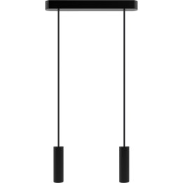Madera Pendelleuchte /schwarz/2-flammig