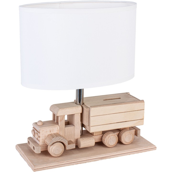 Tischlampe für Kinder LKW-Spardose
