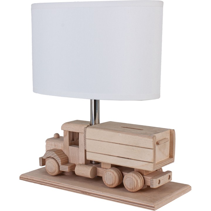 Tischlampe für Kinder LKW-Spardose