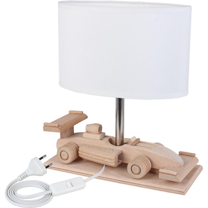Kindertischlampe Rennwagen