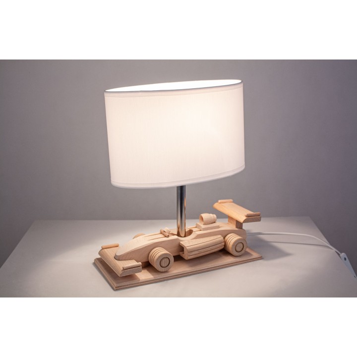 Kindertischlampe Rennwagen