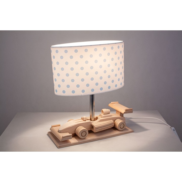 Kindertischlampe Rennwagen