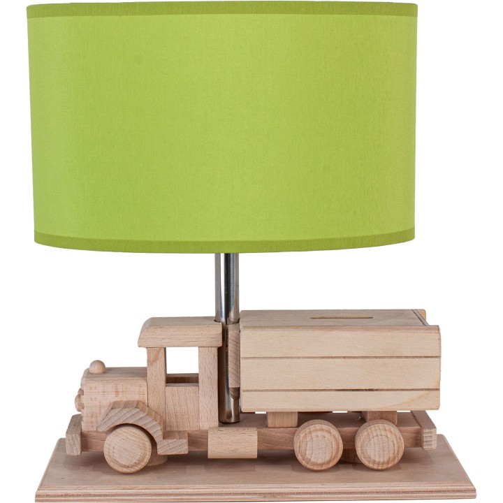 Tischlampe für Kinder LKW-Spardose