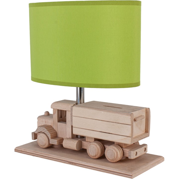 Tischlampe für Kinder LKW-Spardose