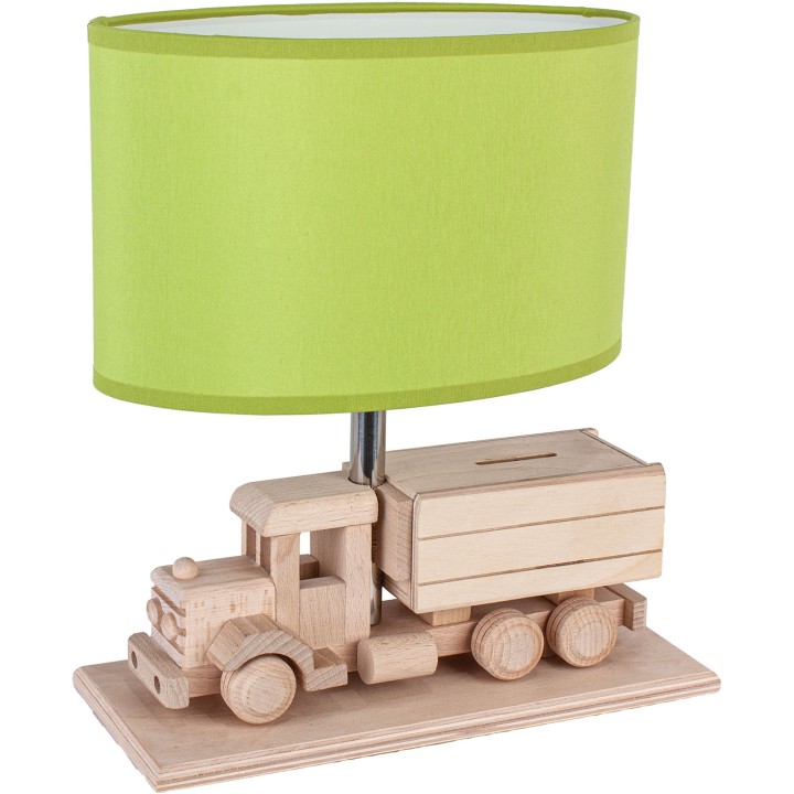 Tischlampe für Kinder LKW-Spardose