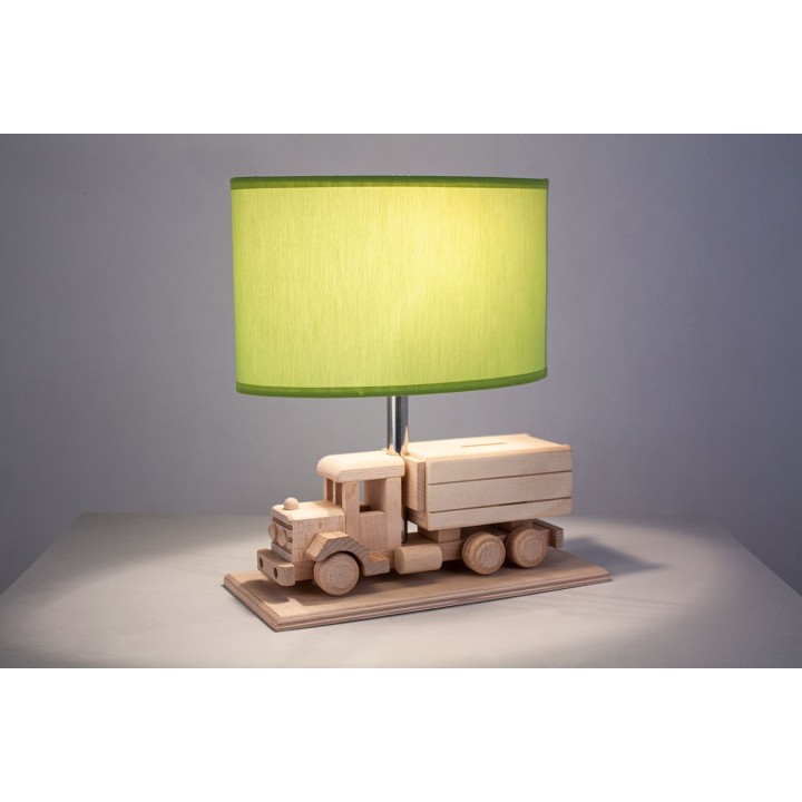 Tischlampe für Kinder LKW-Spardose
