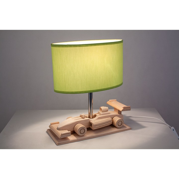 Kindertischlampe Rennwagen