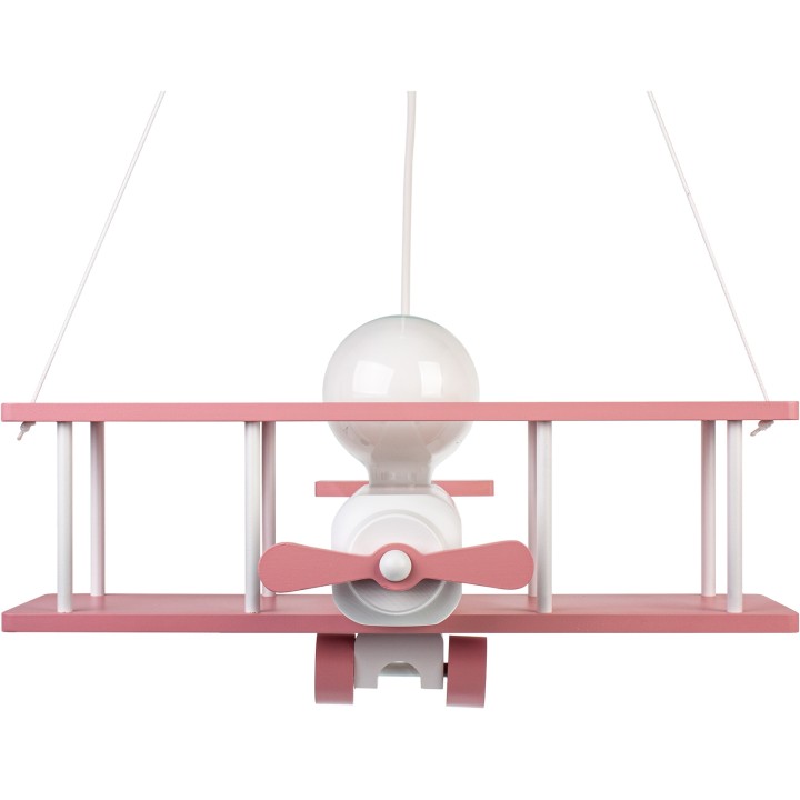Hängeleuchte Flugzeug - groß, rosa