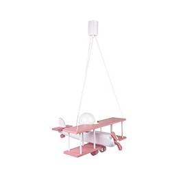 Hängeleuchte Flugzeug - groß, rosa