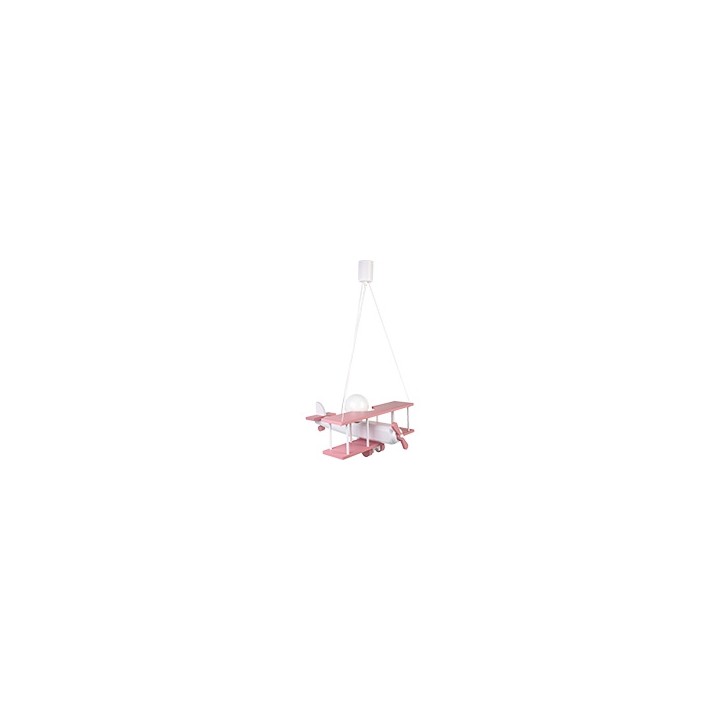 Hängeleuchte Flugzeug - groß, rosa