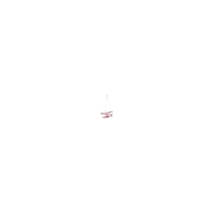 Hängeleuchte Flugzeug - groß, rosa