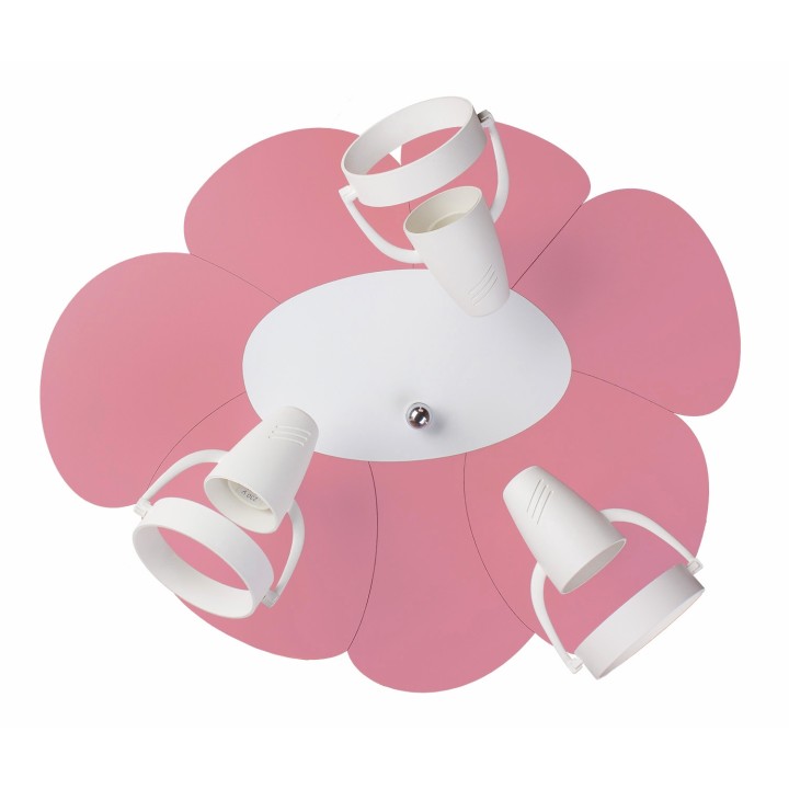 Kinder Deckenlampe BLUME (rosa)
