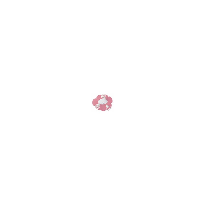 Kinder Deckenlampe BLUME (rosa)