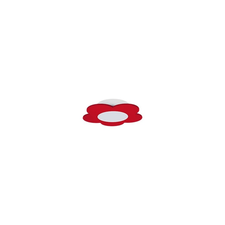 LED Deckenleuchte FIORE – rot