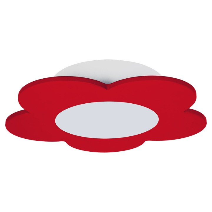 LED Deckenleuchte FIORE – rot
