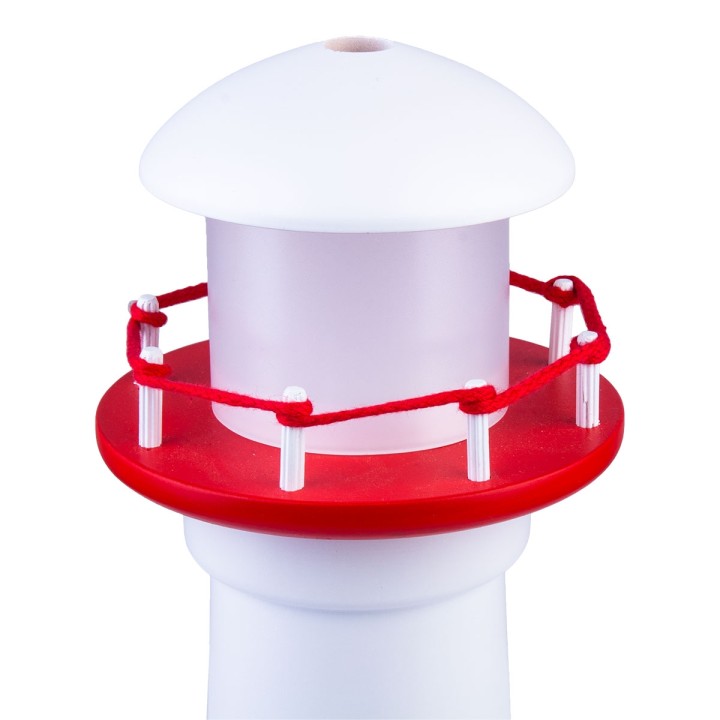 Tischleuchte Leuchtturm - rot