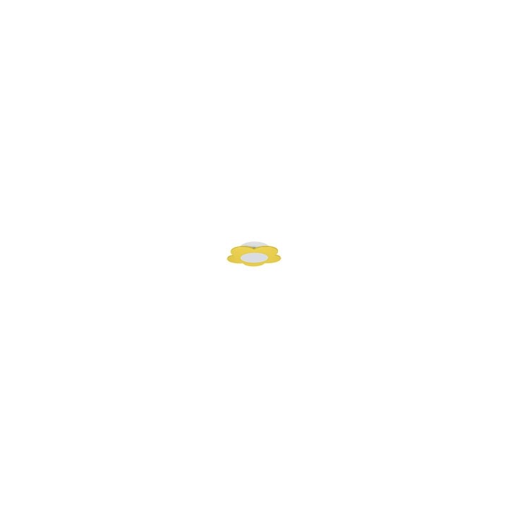 LED Deckenleuchte FIORE – gelb