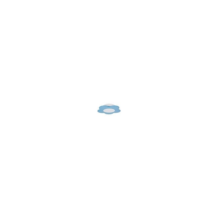 LED Deckenleuchte FIORE – himmelblau