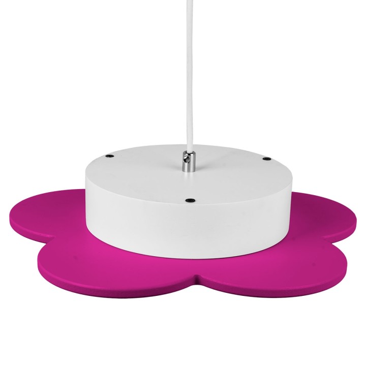 LED Hängeleuchte FIORE - pink