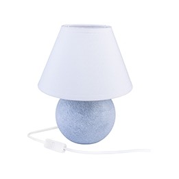 Tischlampe KUGEL - Marmor grau