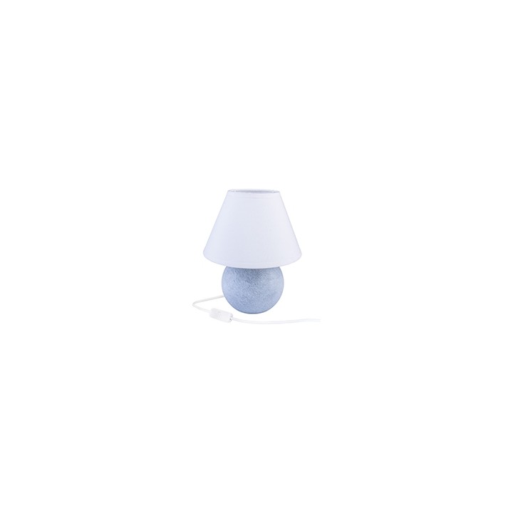 Tischlampe KUGEL - Marmor grau
