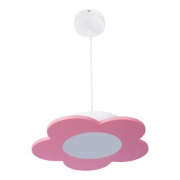 LED Hängeleuchte FIORE - rosa