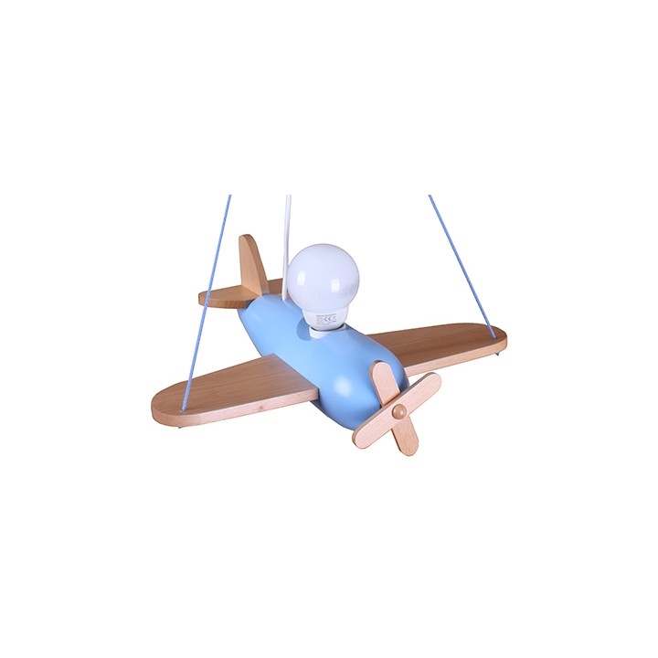Pendelleuchte Flugzeug - blau