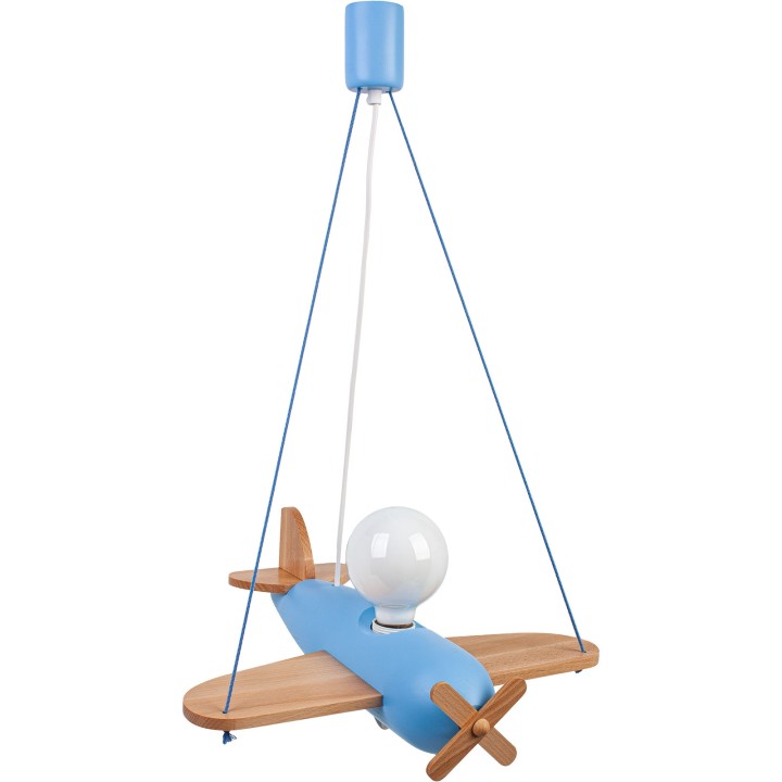 Pendelleuchte Flugzeug - blau