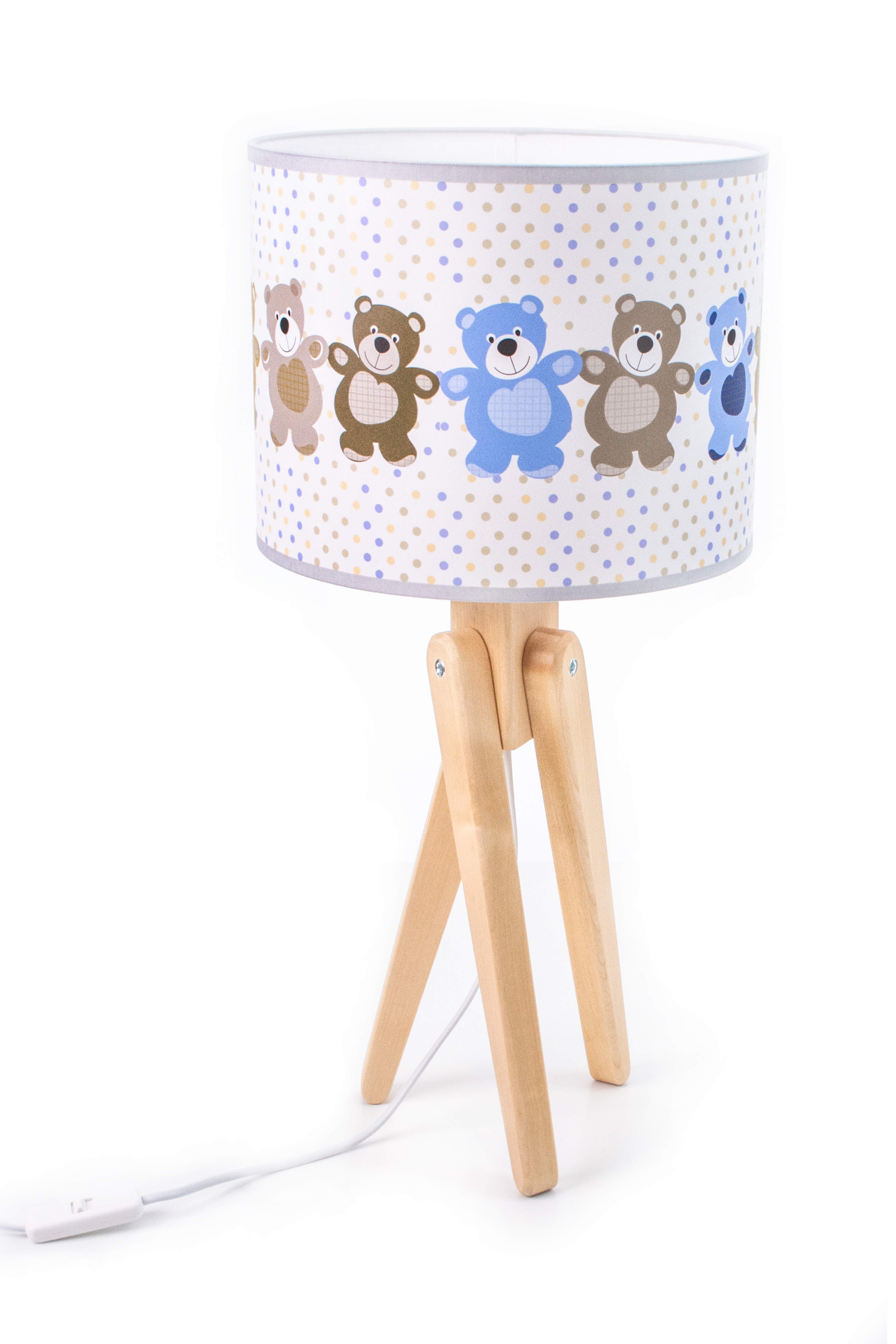 Tischlampe für Kinder  -  TRIVET (natur/Teddy)
