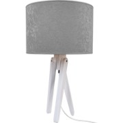 Tischlampe TRIVET - (weiß/grau)