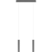 Madera Hexa Pendelleuchte /grau/2-flammig