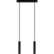 Madera Hexa Pendelleuchte /schwarz/2-flammig
