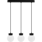 Barrel - Orb Hängeleuchte / schwarz / 3-flammig