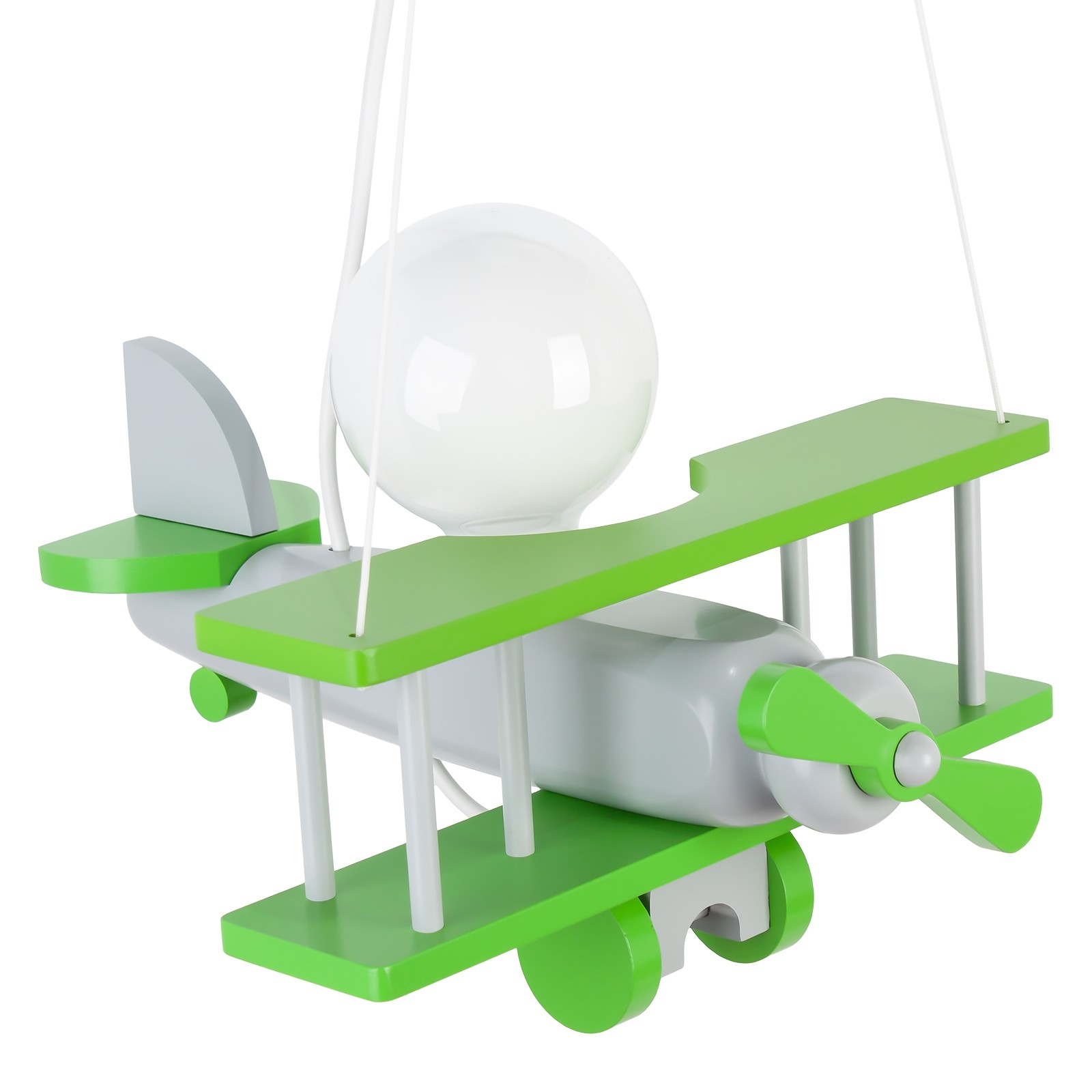 Kleine Flugzeug-Hängelampe – Graugrün