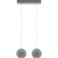 Pendelleuchte BALLI - grau, 2-flammig