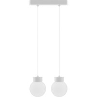 Barrel - Orb Hängeleuchte / weiß / 2-flammig