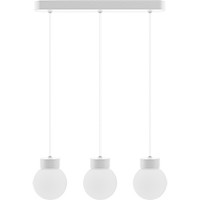 Barrel - Orb Hängeleuchte / weiß / 3-flammig