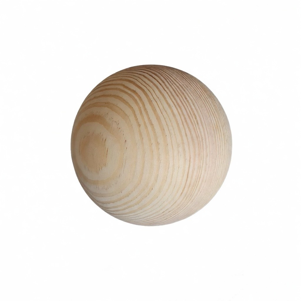 Kiefernholzkugel, Durchmesser 100 mm