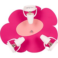 Kinder Deckenlampe BLUME (pink)