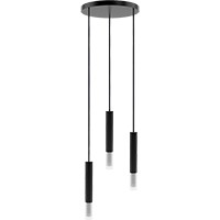 Madera2 Hexa Pendelleuchte/schwarz/3-flammig/rund