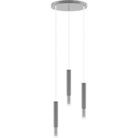Madera2 Hexa Pendelleuchte/grau/3-flammig/rund