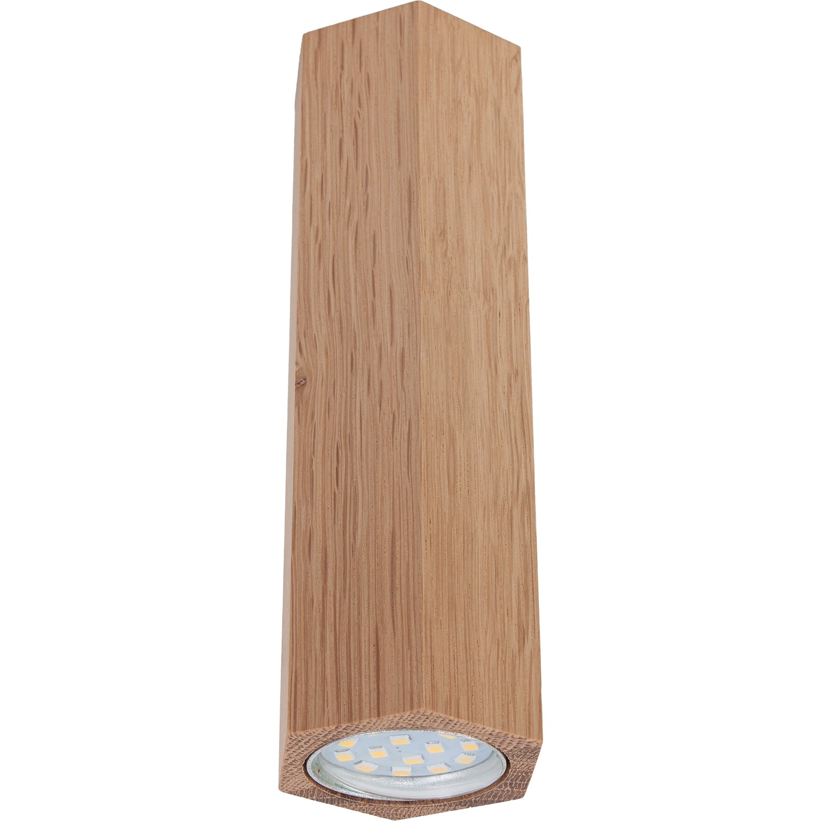 Madera Hexa Deckenspot /15cm/Eiche
