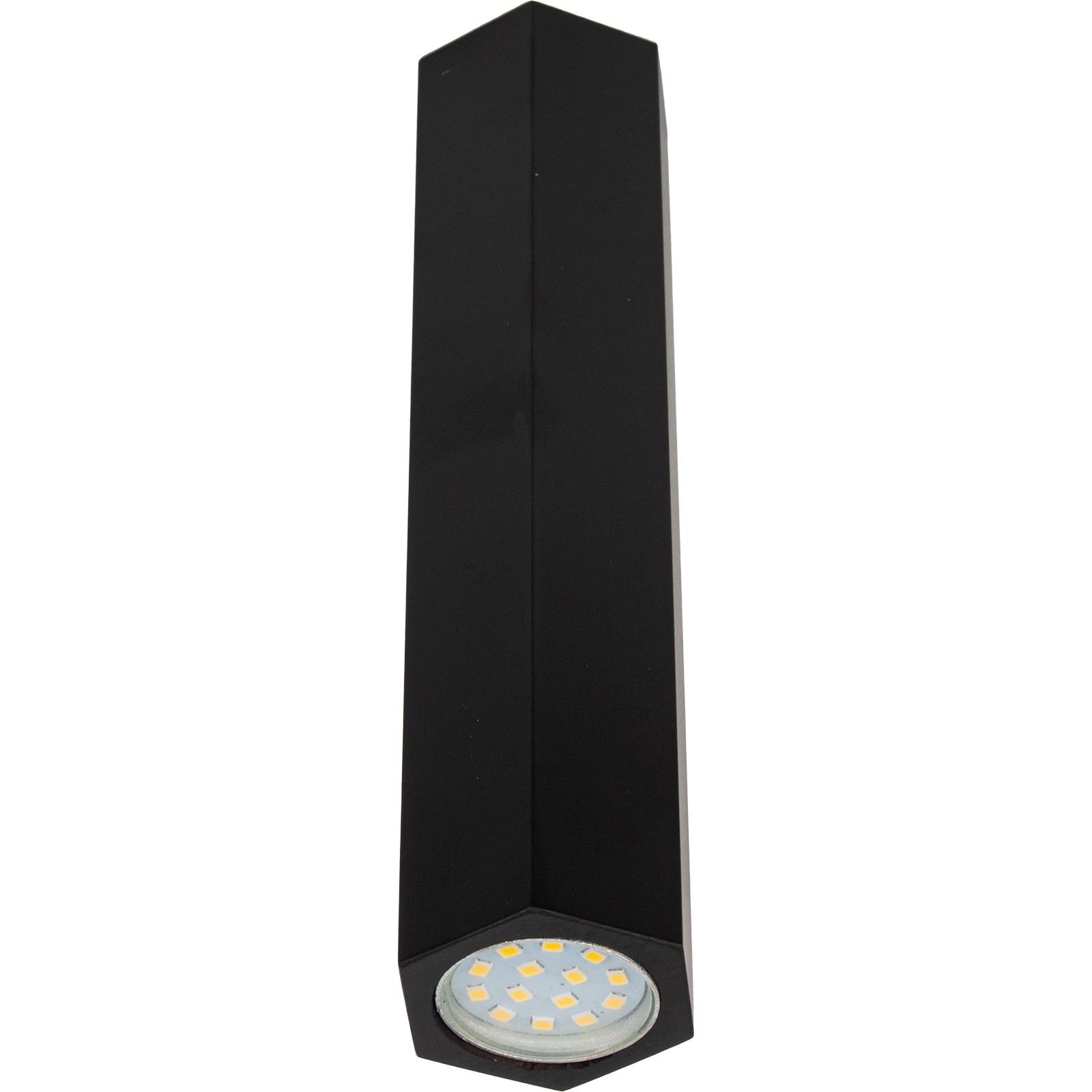Madera Hexa Deckenspot /20cm/schwarz