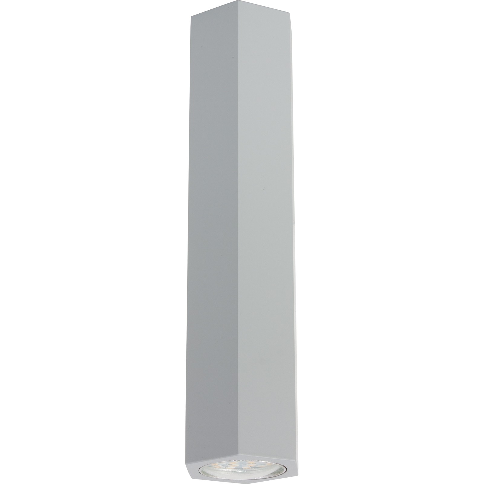 Madera Hexa Deckenspot /20cm/grau