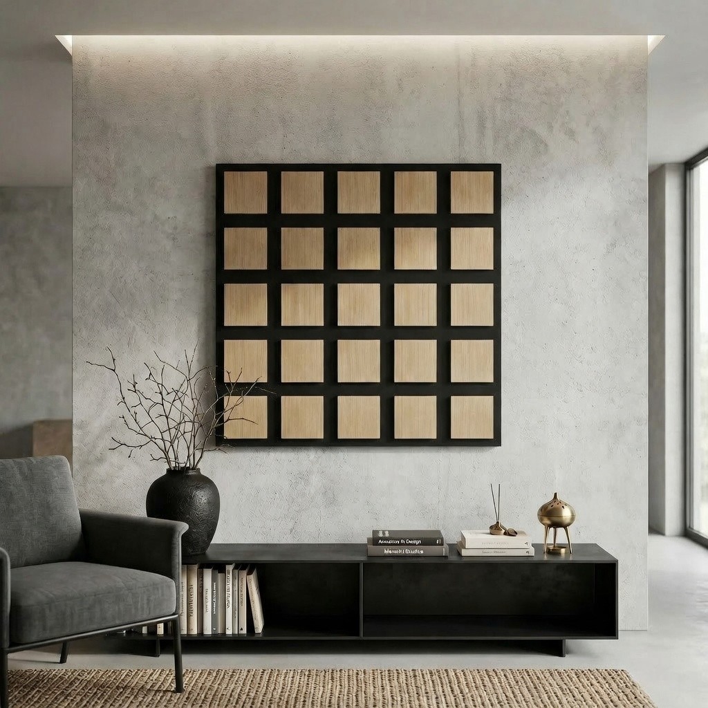 3D-Dekorpaneel-Wandlamellen